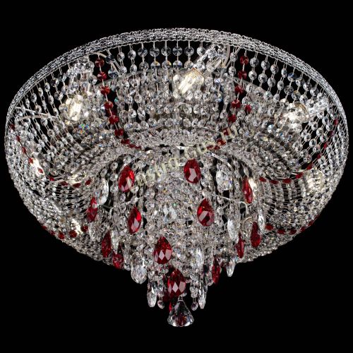 Люстра Токката Пирамида журавлик красная в Подольске Гусь Хрустальный