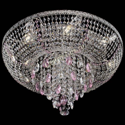 Люстра Токката Пирамида журавлик розовая в Подольске Гусь Хрустальный