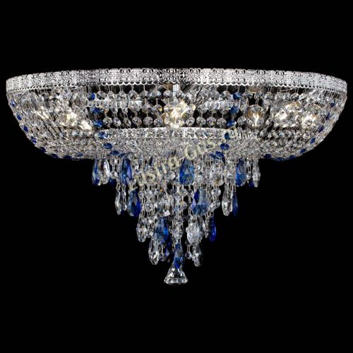 Люстра Токката Пирамида журавлик синяя в Подольске Гусь Хрустальный