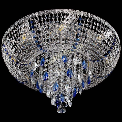 Люстра Токката Пирамида журавлик синяя в Подольске Гусь Хрустальный