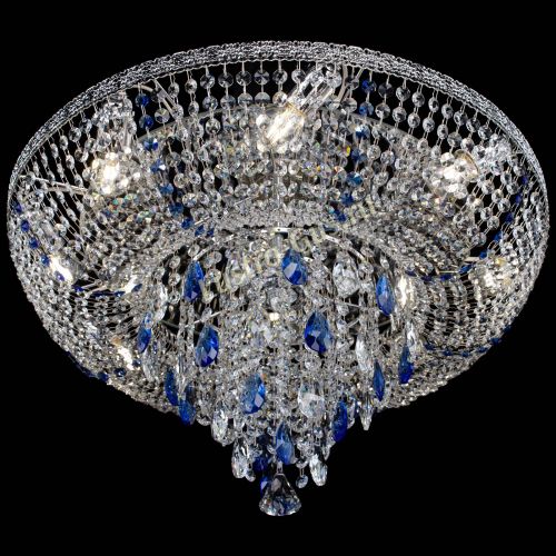 Люстра Токката Пирамида журавлик синяя в Подольске Гусь Хрустальный