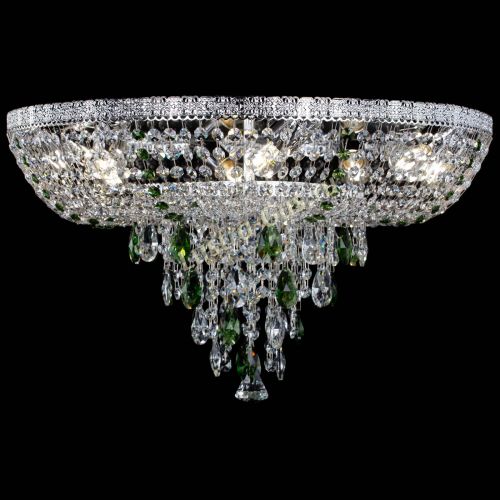 Люстра Токката Пирамида журавлик зеленая в Подольске Гусь Хрустальный