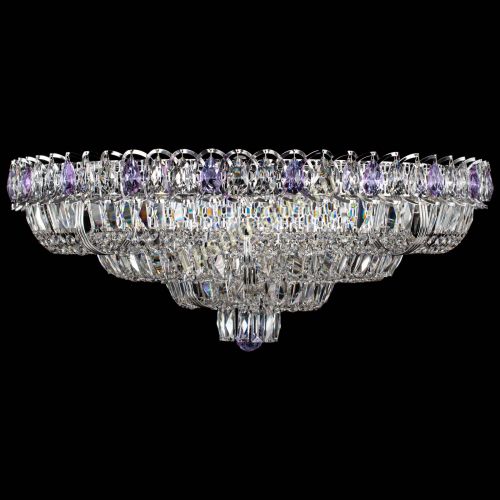 Люстра Тройное Кольцо пластинка фиолетовая в Подольске Гусь Хрустальный