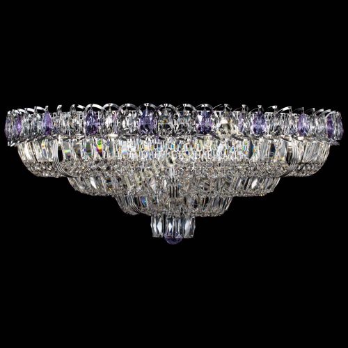 Люстра Тройное Кольцо пластинка фиолетовая в Подольске Гусь Хрустальный