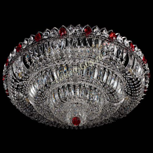 Люстра Тройное Кольцо пластинка красная в Подольске Гусь Хрустальный