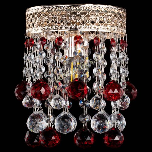 Люстра Венеция №1 шар красная в Подольске Люстра Венеция №1 шар красная в Подольске
