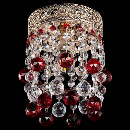 Люстра Венеция №1 шар красная в Подольске Гусь Хрустальный
