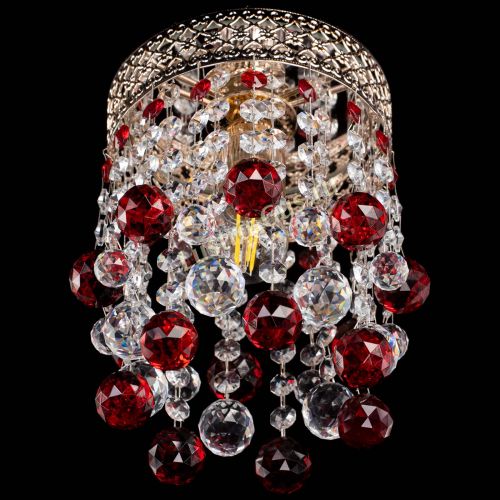 Люстра Венеция №1 шар красная в Подольске Гусь Хрустальный
