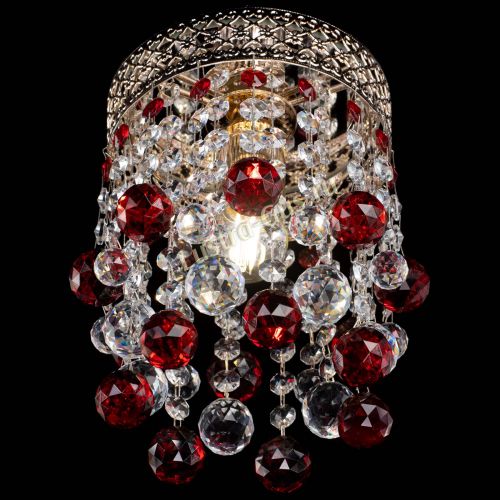 Люстра Венеция №1 шар красная в Подольске Гусь Хрустальный
