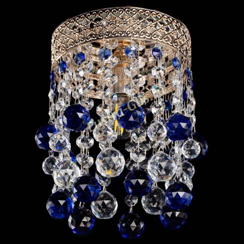 Люстра Венеция №1 шар синяя в Подольске Гусь Хрустальный