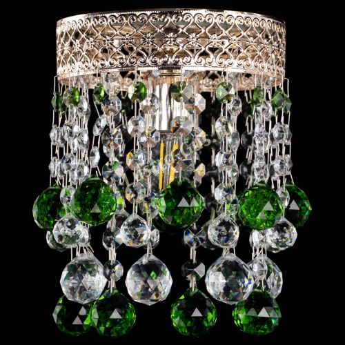 Люстра Венеция №1 шар зеленая в Подольске Люстра Венеция №1 шар зеленая в Подольске