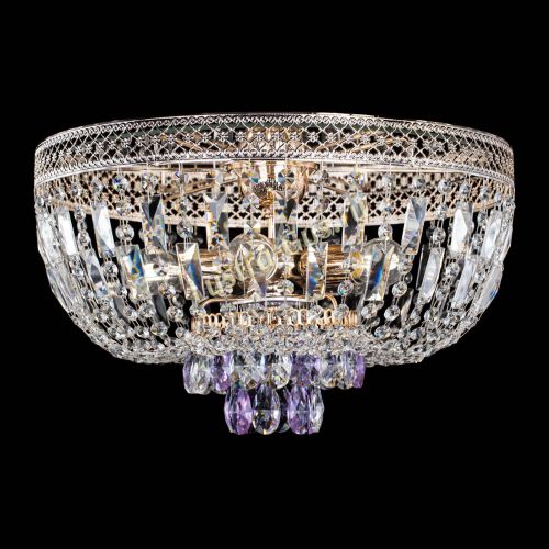 Люстра Венеция Астра фиолетовая №5 в Подольске Гусь Хрустальный