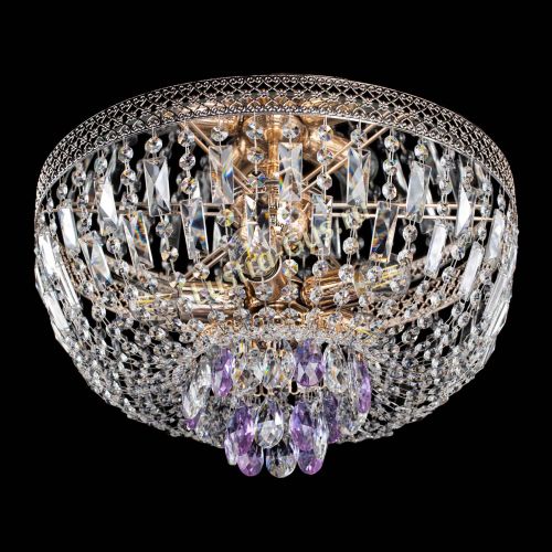 Люстра Венеция Астра фиолетовая №5 в Подольске Гусь Хрустальный