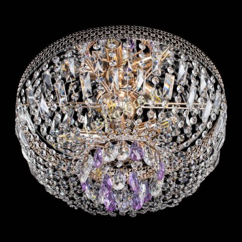 Люстра Венеция Астра фиолетовая №5 в Подольске Гусь Хрустальный