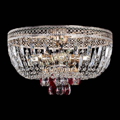 Люстра Венеция Астра красная №5 в Подольске Гусь Хрустальный