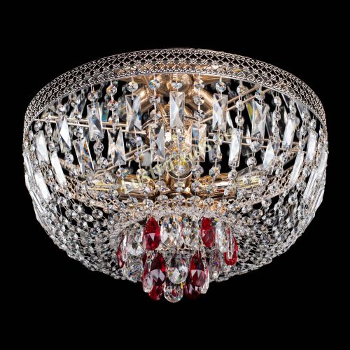 Люстра Венеция Астра красная №5 в Подольске Гусь Хрустальный