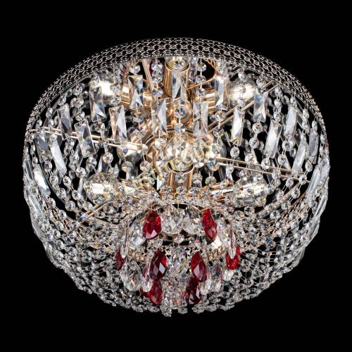 Люстра Венеция Астра красная №5 в Подольске Гусь Хрустальный
