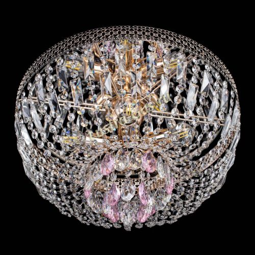 Люстра Венеция Астра розовая №5 в Подольске Гусь Хрустальный