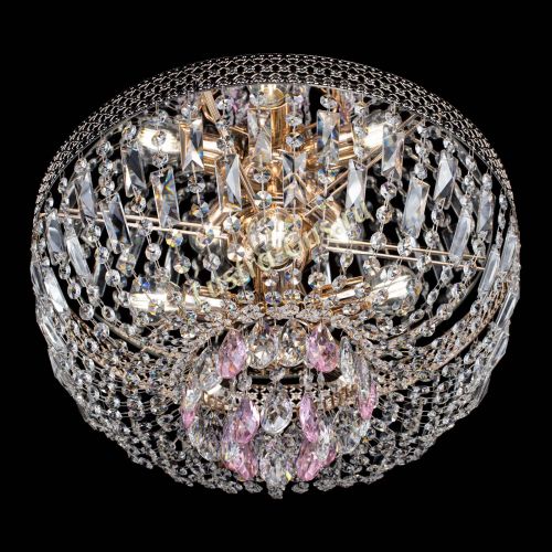 Люстра Венеция Астра розовая №5 в Подольске Гусь Хрустальный