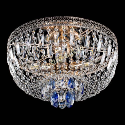 Люстра Венеция Астра синяя №5 в Подольске Гусь Хрустальный