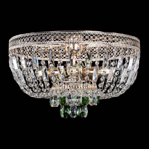 Люстра Венеция Астра зеленая №5 в Подольске Гусь Хрустальный