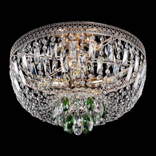 Люстра Венеция Астра зеленая №5 в Подольске Гусь Хрустальный