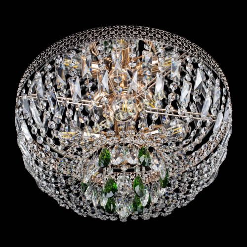 Люстра Венеция Астра зеленая №5 в Подольске Гусь Хрустальный