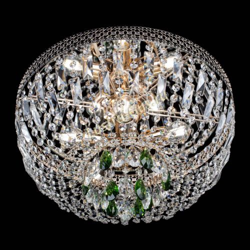 Люстра Венеция Астра зеленая №5 в Подольске Гусь Хрустальный