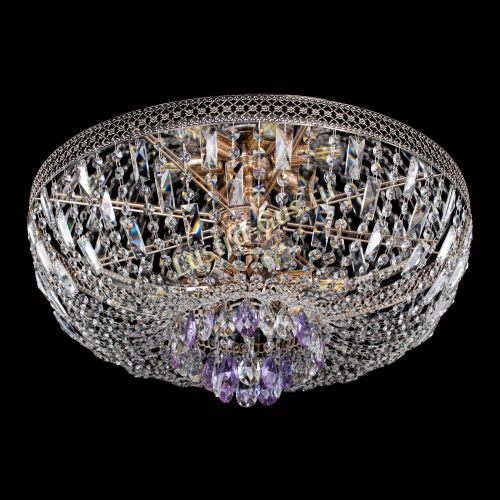 Люстра Венеция Астра №6 фиолетовая в Подольске Гусь Хрустальный