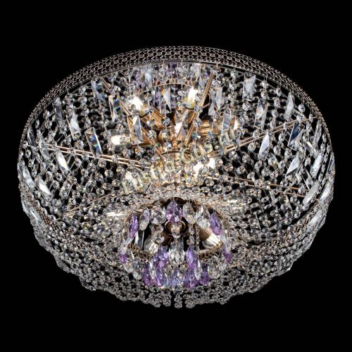 Люстра Венеция Астра №6 фиолетовая в Подольске Гусь Хрустальный
