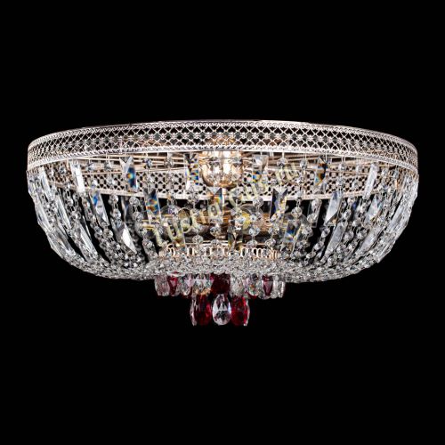 Люстра Венеция Астра №6 красная в Подольске Гусь Хрустальный