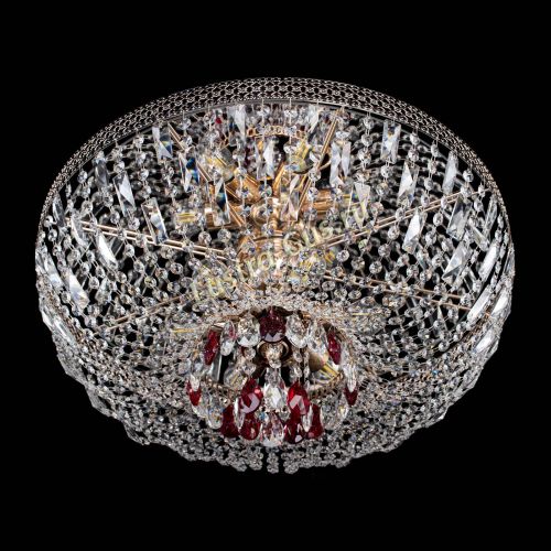 Люстра Венеция Астра №6 красная в Подольске Гусь Хрустальный
