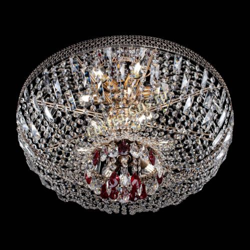 Люстра Венеция Астра №6 красная в Подольске Гусь Хрустальный