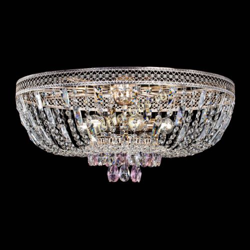 Люстра Венеция Астра №6 розовая в Подольске Гусь Хрустальный