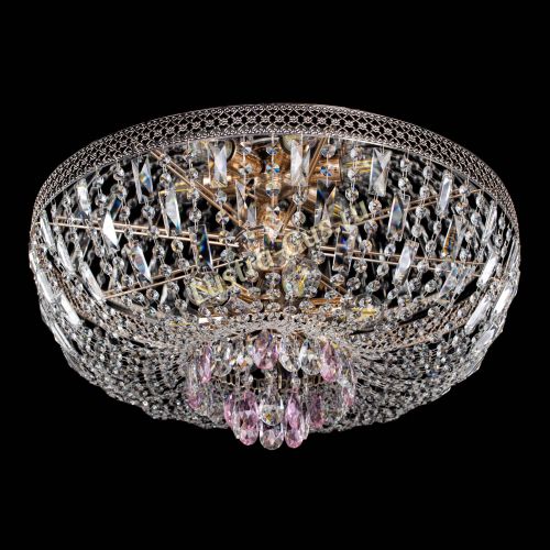 Люстра Венеция Астра №6 розовая в Подольске Гусь Хрустальный