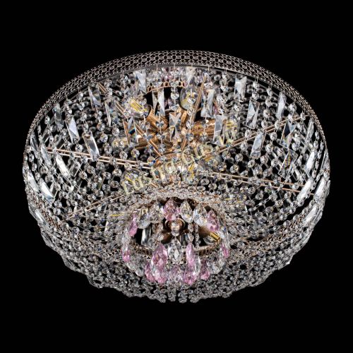 Люстра Венеция Астра №6 розовая в Подольске Гусь Хрустальный