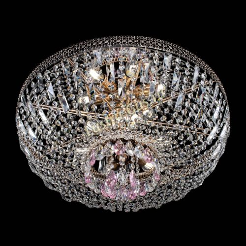 Люстра Венеция Астра №6 розовая в Подольске Гусь Хрустальный