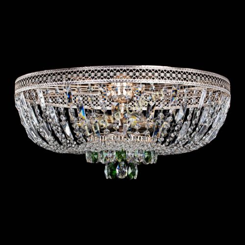 Люстра Венеция Астра №6 зеленая в Подольске Гусь Хрустальный