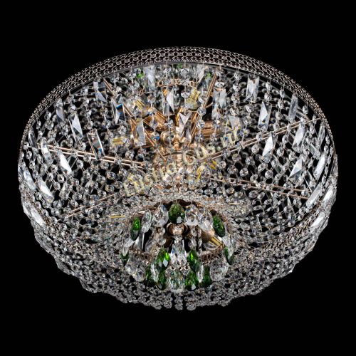 Люстра Венеция Астра №6 зеленая в Подольске Гусь Хрустальный