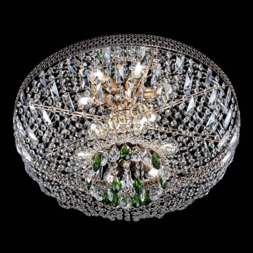 Люстра Венеция Астра №6 зеленая в Подольске Гусь Хрустальный