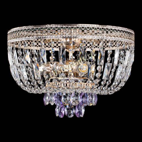 Люстра Венеция Астра №3 фиолетовая в Подольске Гусь Хрустальный