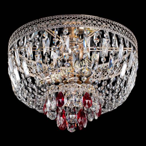 Люстра Венеция Астра №3 красная в Подольске Гусь Хрустальный