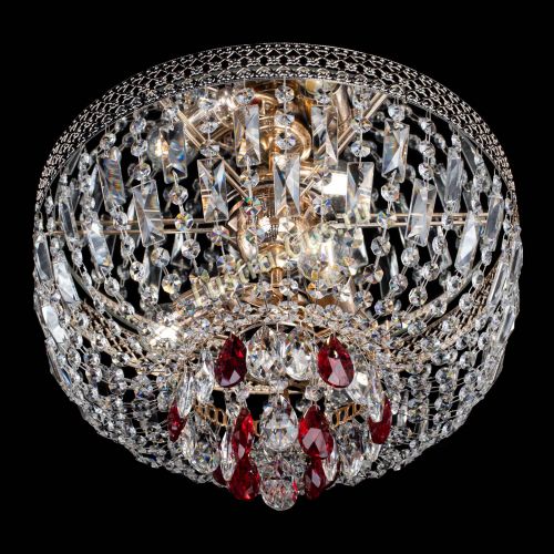 Люстра Венеция Астра №3 красная в Подольске Гусь Хрустальный
