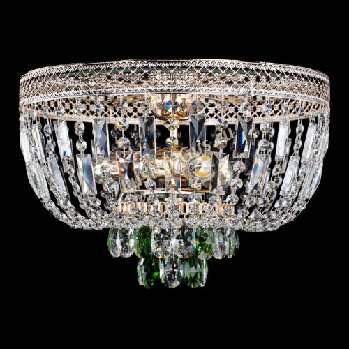 Люстра Венеция Астра №3 зеленая в Подольске Гусь Хрустальный