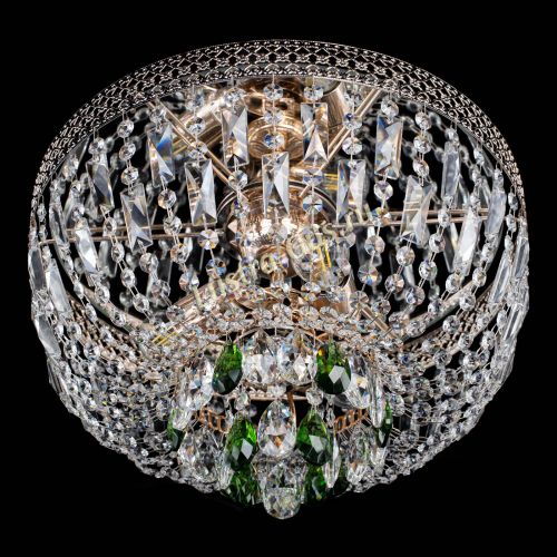 Люстра Венеция Астра №3 зеленая в Подольске Гусь Хрустальный