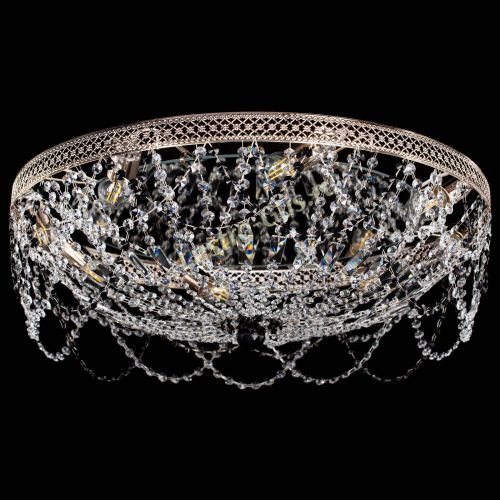 Люстра Венеция Ажур черная в Подольске Гусь Хрустальный