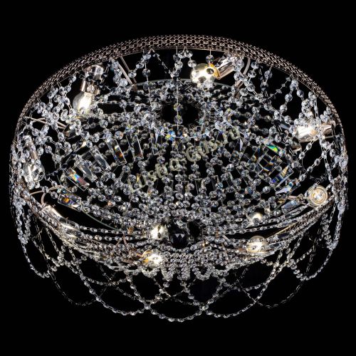 Люстра Венеция Ажур черная в Подольске Гусь Хрустальный