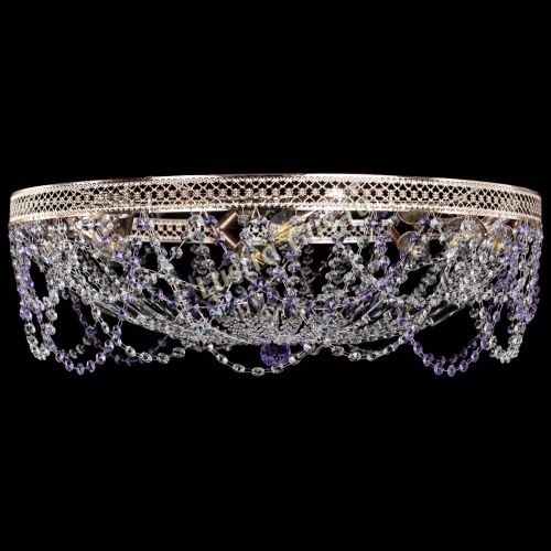 Люстра Венеция Ажур фиолетовая в Подольске Люстра Венеция Ажур фиолетовая в Подольске