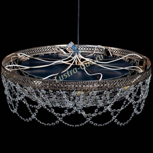 Люстра Венеция Ажур зеленая в Подольске Гусь Хрустальный