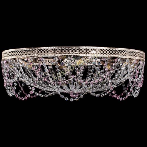 Люстра Венеция Ажур розовая в Подольске Люстра Венеция Ажур розовая в Подольске